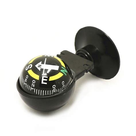 360 Degree Rotation Waterproof Vehicle Navigation Ball Car Suction Compass Ebay