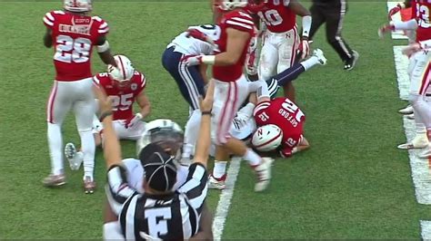 BYU Vs Nebraska Hail Mary NCAA 2015 YouTube