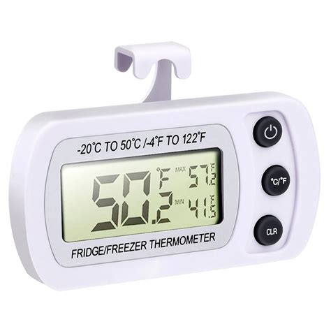 Wireless Digital Refrigerator/ Freezer Thermometer (White)-in Temperature Instruments from Tools ...