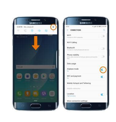 Samsung Galaxy S6 Edge G928A Airplane Mode AT T