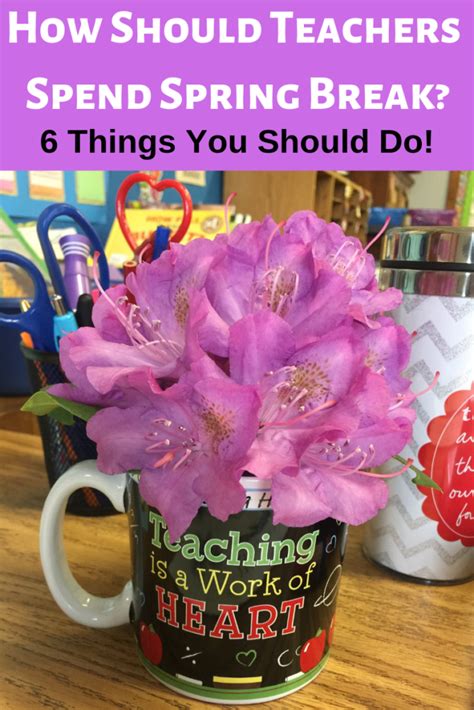 How Should Teachers Spend Spring Break? – Continually Learning