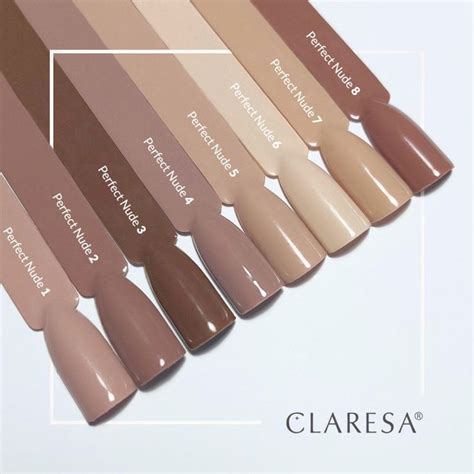 Claresa Lakier Hybrydowy Perfect Nude G Unghie Beige Smalto Unghie Idee