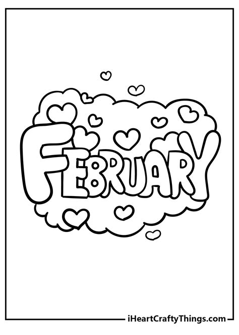 February Coloring Pages Coloring Pages