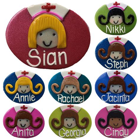 Nurse Name Badges Personalised Hand Made To Order Nurse Nurse Badge