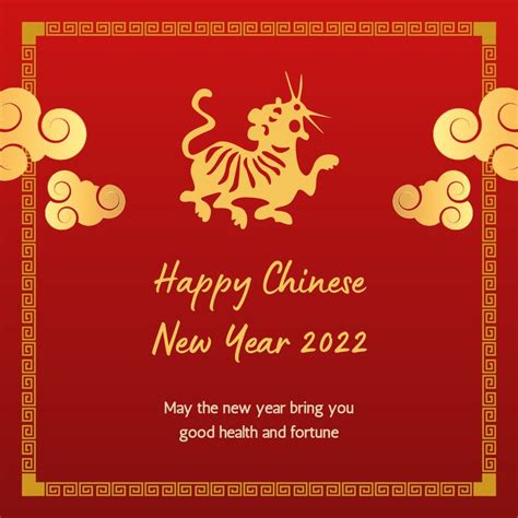 Chinese New Year Instagram Post Canva Template