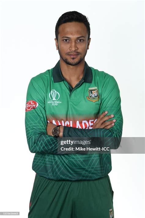 Shakib Al Hasan Of Bangladesh Poses For A Portrait Prior To The Icc News Photo Getty Images