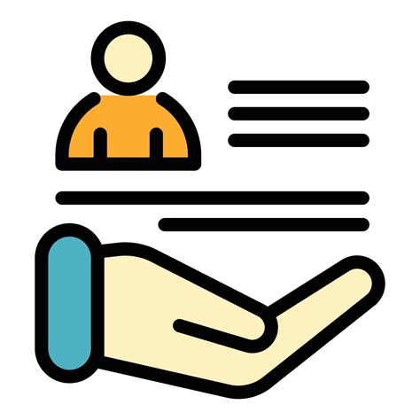 Keep personal data safe icon color outline vector 19195673 Vector Art