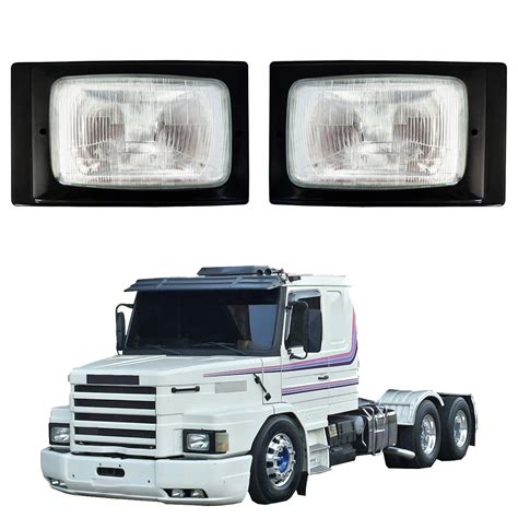 Encontre Par Farol Dianteiro Compativel Scania Brasparts