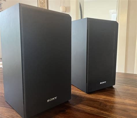 Sony Ss Cs Way Driver Bass Reflex Stereo Bookshelf Speakers Ebay