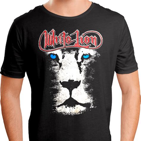 White Lion Lion Face Shirt