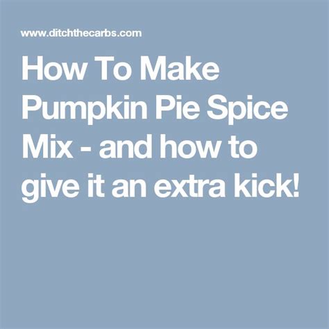 Easy Homemade Pumpkin Pie Spice Recipe The Perfect Ratios Recipe