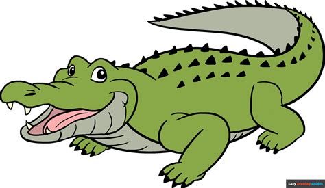 How To Draw An Alligator - Really Easy Drawing Tutorial