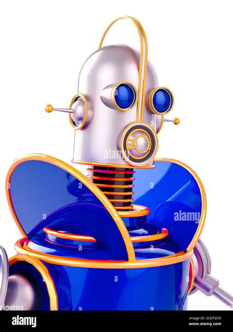 Robot 3d Illustration Stock Photo Alamy