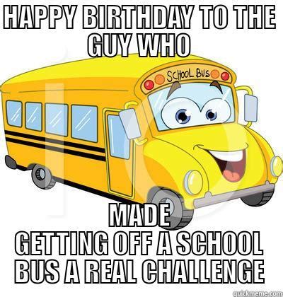 Getting off a school bus - quickmeme