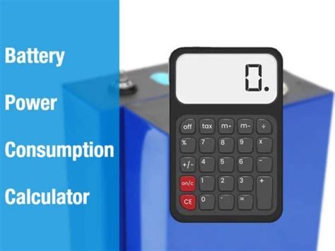 Battery Power Consumption Calculator - Energie Panda