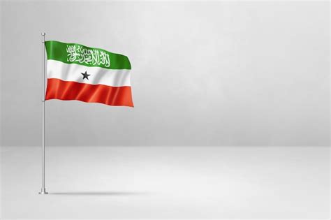 Premium Photo Somaliland Flag D Illustration Isolated On White