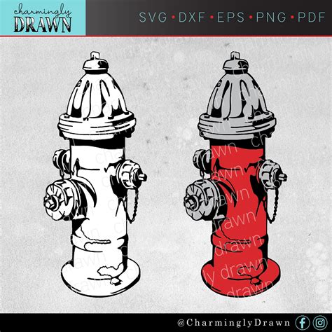 Fire Hydrant Svg Fire Fighter Decor Fire Station Svg Fire Department