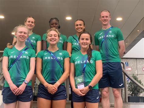 DAY 6 WOMENS RELAY TEAM 6TH IN EUROPE Athletics Ireland