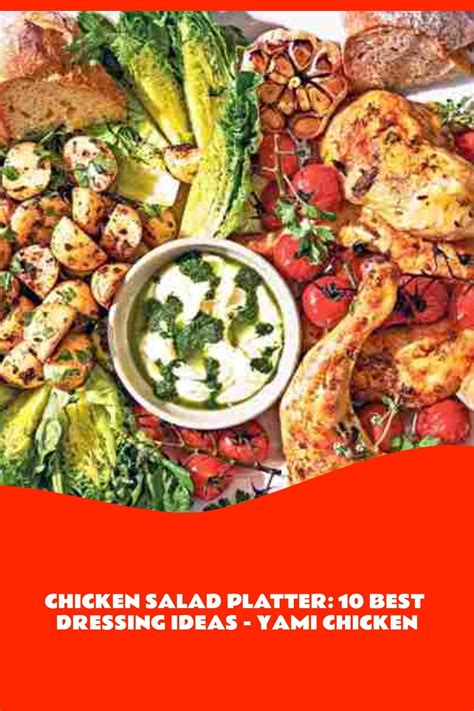 Chicken Salad Platter 10 Best Dressing Ideas Yami Chicken In 2022 Chicken Salad Ingredients