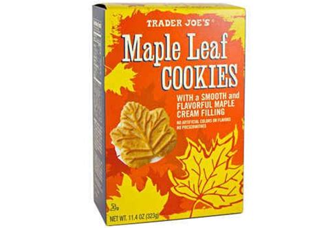 34 Trader Joe S Products That Are Totally Worth It Maple Leaf Cookies