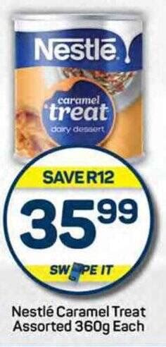 Nestlé Caramel Treat Assorted 360g Each offer at Pick n Pay