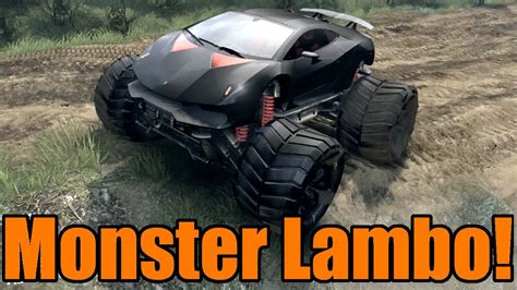 Arriba 31+ imagen monster truck vs lamborghini - Abzlocal.mx