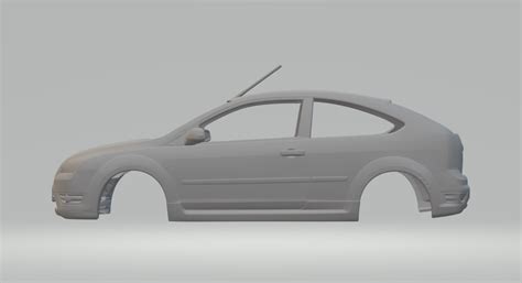 Stl File Ford Focus St・template To Download And 3d Print・cults