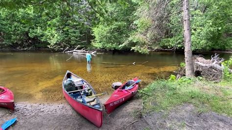 Au Sable River Canoe Trip 3 Kids 3 Nights Youtube