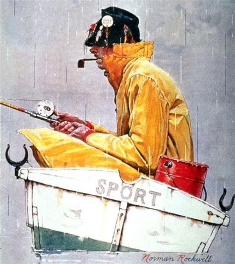 Rincon Fishing Norman Rockwell Fishing Paintings