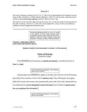 Fillable Online Final Approval Of Texas Rules Of Civil Procedure D