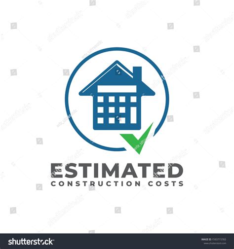 Estimated Construction Costs Logo Vector Icon Stock Vector Royalty