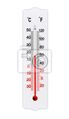 Term Metro Atmosf Rico Para Medir A Temperatura Do Ar Isolada Fotomural