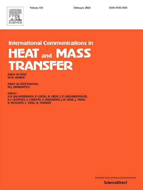 International Communications in Heat and Mass Transfer 影响因子6 4 Book学术