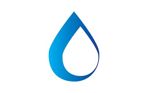 Waterdrop Nature Logo Template Vector Version