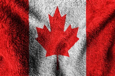 Premium Photo | Canada Fabric Flag