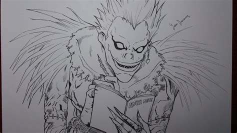 Shinigami Ryuk Drawing