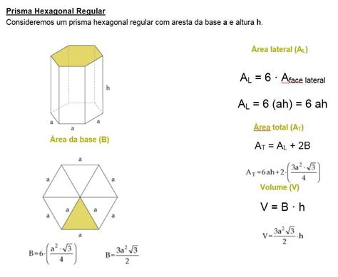 Como Calcular O Volume De Um Prisma De Base Hexagonal Design Talk