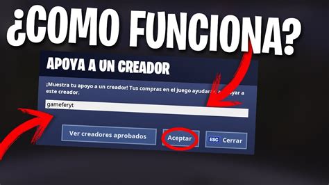 COMO FUNCIONA EL APOYA A UN CREADOR EN FORTNITE QUITAN PAVOS LA