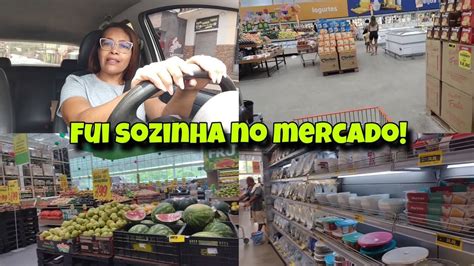 DEU ATÉ CONFUSÃO TAVA MUITO CHEIO TIVE QUE IR SOZINHA NO MERCADO