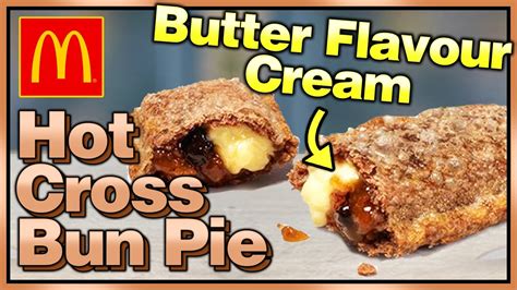 McDonald S Hot Cross Bun Pie Review Weirdest McD UK Ever YouTube