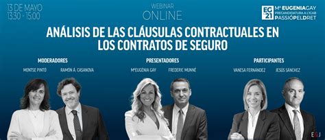 An Lisis De Las Cl Usulas Contractuales En Los Contratos De Seguro