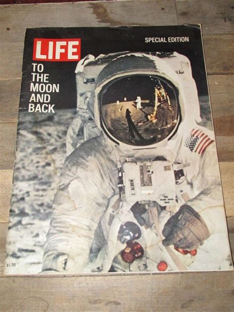 Vintage 1969 Life Magazine To The Moon And Back Special Edition