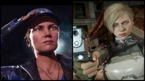 Sonya Blade And Cassie Cage Mortal Kombat 11 Aftermath Edit Thankyou Edit ️💙😊 Youtube