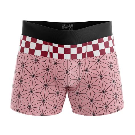 Nezuko Kamado Demon Slayer Mens All Over Print Boxer Briefs - Anime Ape