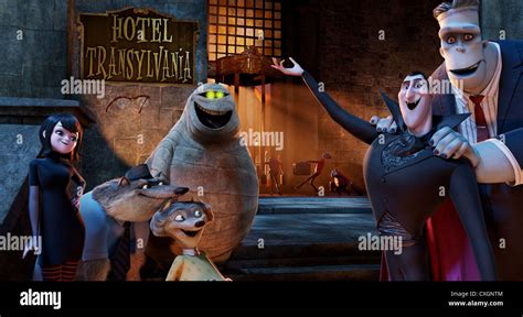 HOTEL TRANSYLVANIA 2012 Columbia animation from l: Mavis, Wayne, Wanda ...