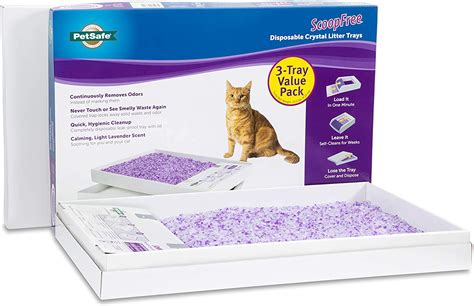 Wholesale PetSafe ScoopFree Self-Cleaning Cat Litter Box Tray Refills - Non-Clumping Crystal Cat ...