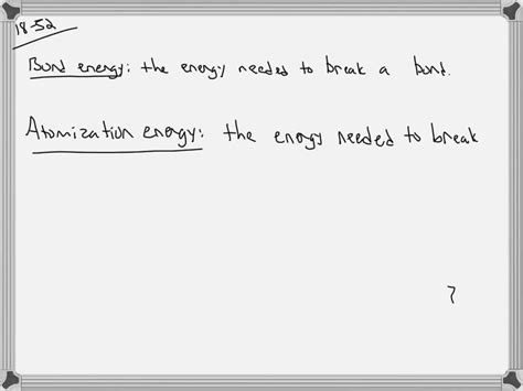 Solved Define The Term Atomization Energy