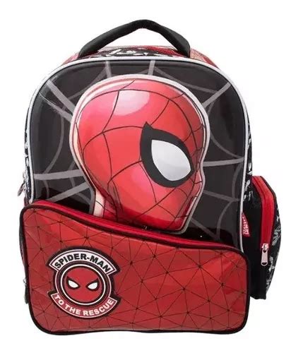 Mochila Spiderman Hombre Ara A Primaria Original Ruedas Ruz Env O Gratis