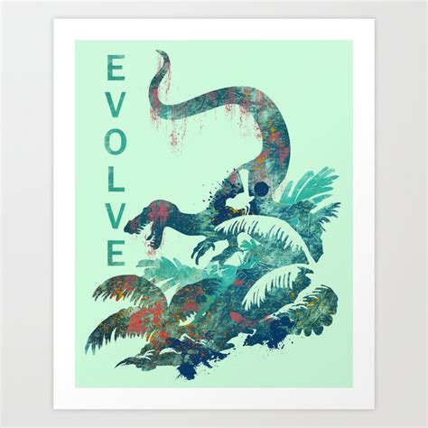 Evolve Art Print by GIBBON GARB | Society6