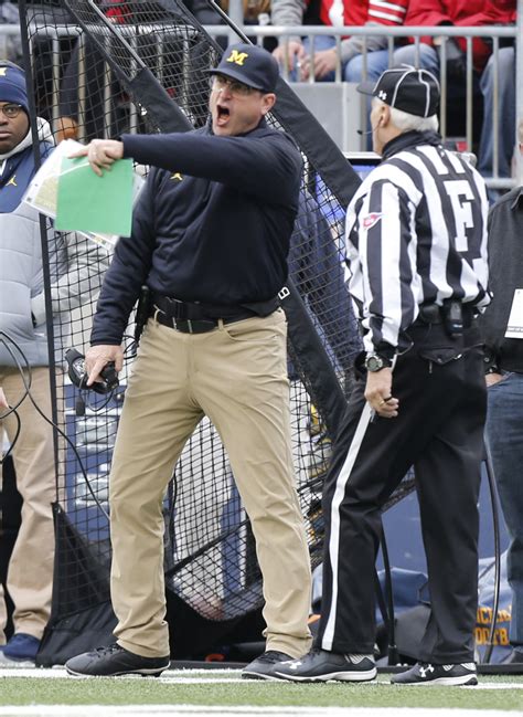 Harbaugh Bitterly Disappointed In Officiating Sports Illustrated